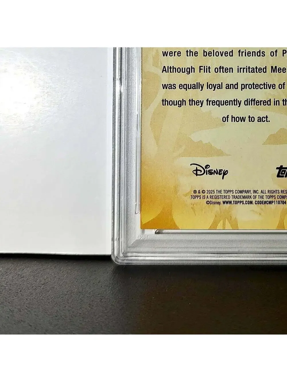 Flit and Meeko 2025 Topps Disney #FF-14 Furry Friends Card Pocahontas PSA 9